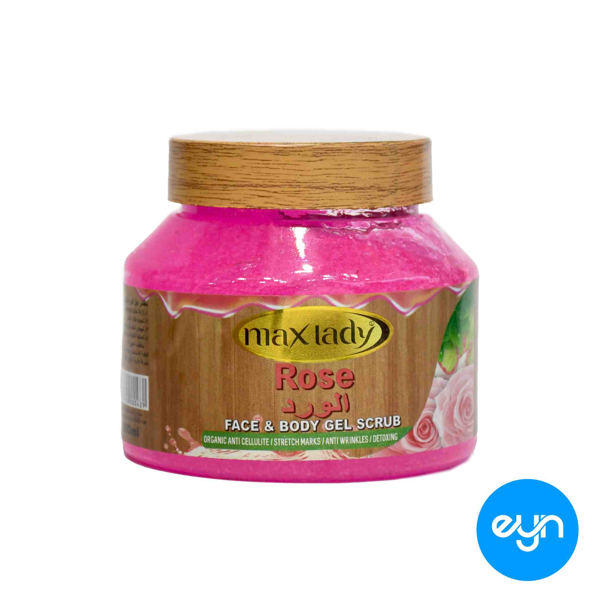 اسکراب صورت و بدن  مکس ليدي هندي 300 ميل مدل 1364 - rose 