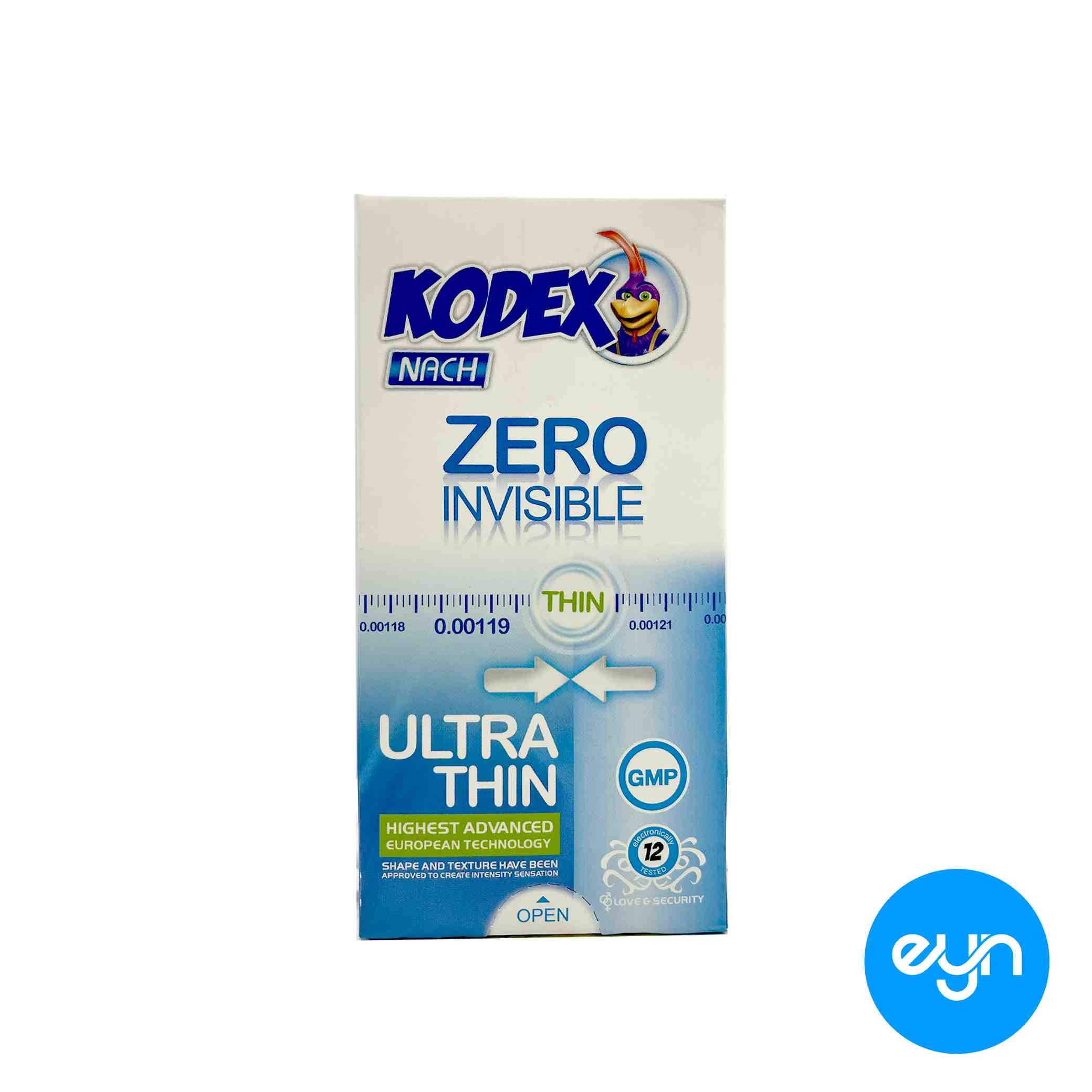 کاندوم کودکس مدل zero invisible  